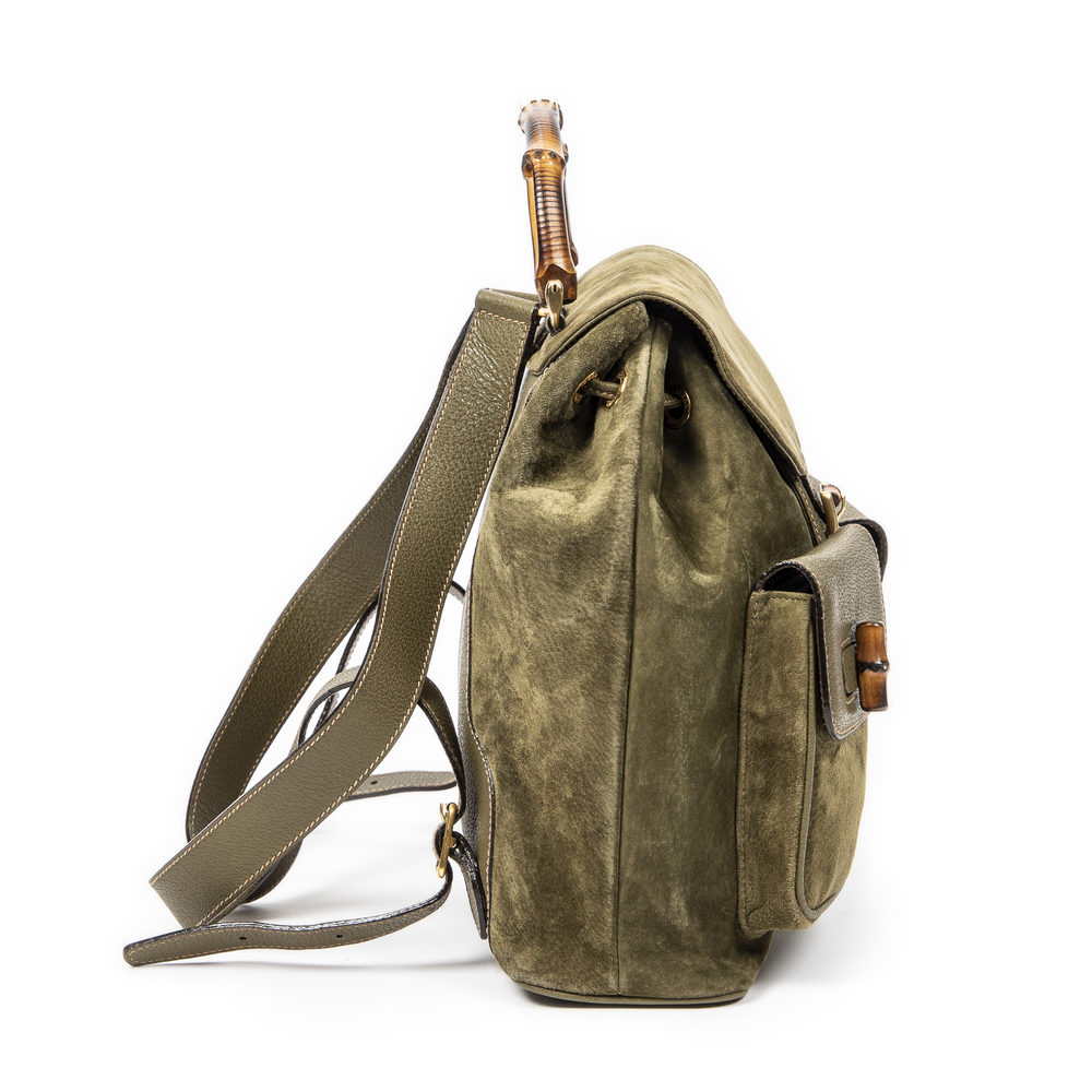 Gucci Large Bamboo Backpack - Picture 3 of 9